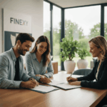 couple utilisant un crédit hypothécaire pour acheter une maison