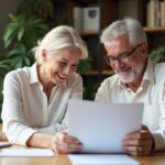 couple retraite etudiant une proposition de prêt hypothécaire après 75 ans.